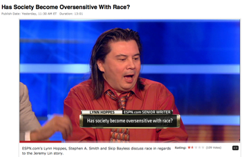Another controversial broadcast by ESPN titled 